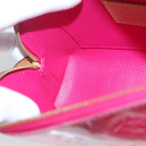 LOUIS VUITTON Vernis Ikat Flower Pochette Cosmetic Pink - Picture 14 of 15
